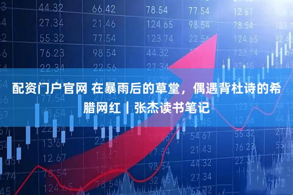 配资门户官网 在暴雨后的草堂，偶遇背杜诗的希腊网红｜张杰读书笔记